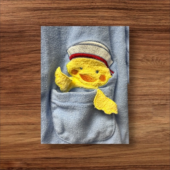 Sunshine Baby OS Blue Hooded Snap RobewDuck Design. GUC. Ofrs wlcm. 15%offw2+bdl - Picture 10 of 10